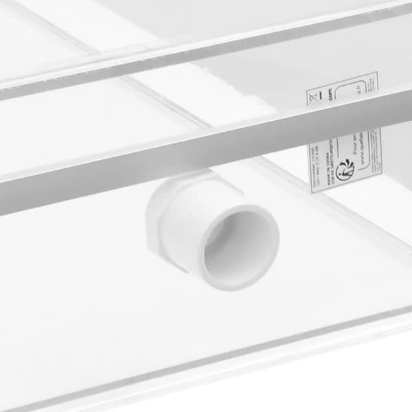 vidaXL Bassengfontene med RGB LED akryl 51 cm
