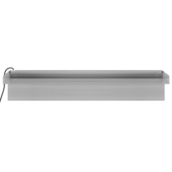 vidaXL Vesiputous RGB LED-valoilla ruostumaton teräs 45 cm