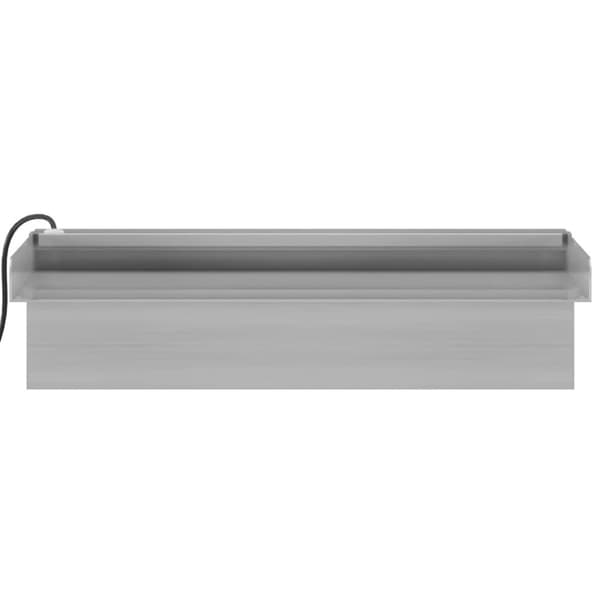 vidaXL Vesiputous RGB LED-valoilla ruostumaton teräs 30 cm