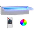 Pikkukuva 2 / 11: vidaXL Vesiputous RGB LED-valoilla ruostumaton teräs 30 cm