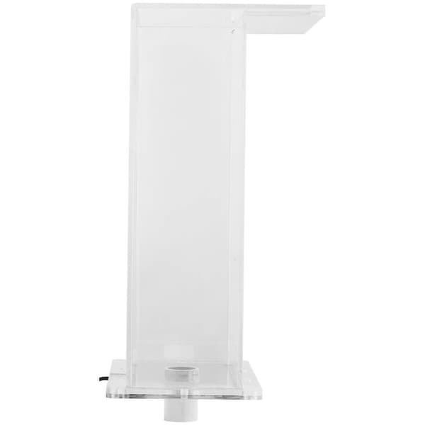 Uniprodo Vattenfall till pool - 52 cm hög - LED-belysning - Blå - {{Lip_lenght}} mm vattenpip