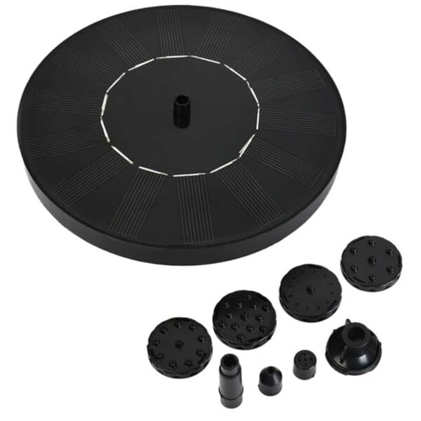 Solar Fountain - Solar Powered Fountain til Fuglebad 16cm