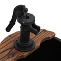 Miniatyrbild 7 av 9: vidaXL Vattenfontän med pump 60x60x94 cm massivt granträ