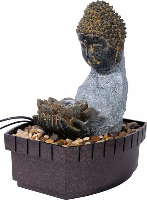 Dobar inomhusfontän - 96430e - Grå Buddha inomhusfontän