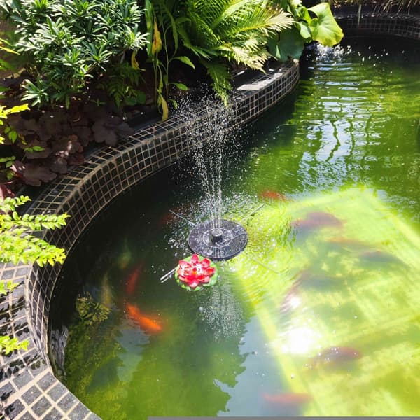 INF Solar Fountain Water Fountain (utan batteri) Model 2