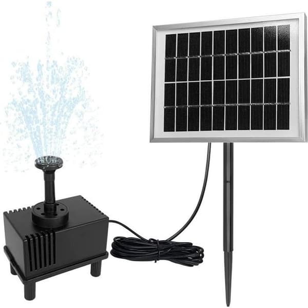 YUENFONG 2W solpump för dammfontän - trädgård, fågelbad, dekoration med vattendetaljer