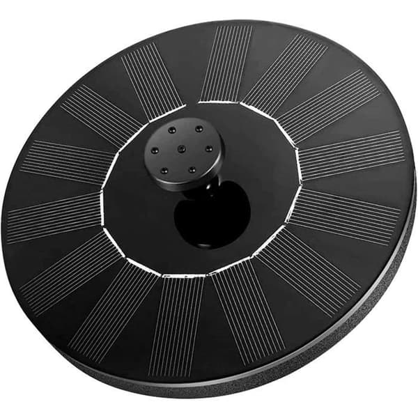 Sol energipump - YUENFONG - 1,4 W - Flöde 180 L/h - Panel 16 cm - 4 sprutlägen