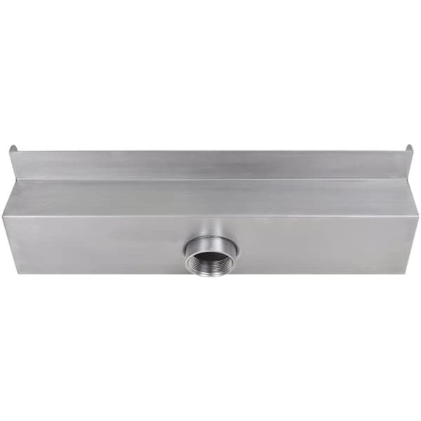 Suorakaide Uima-altaan Suihkulähde LED:llä Ruostumaton Teräs 45 cm -  Suihkulähteet & vesiputoukset