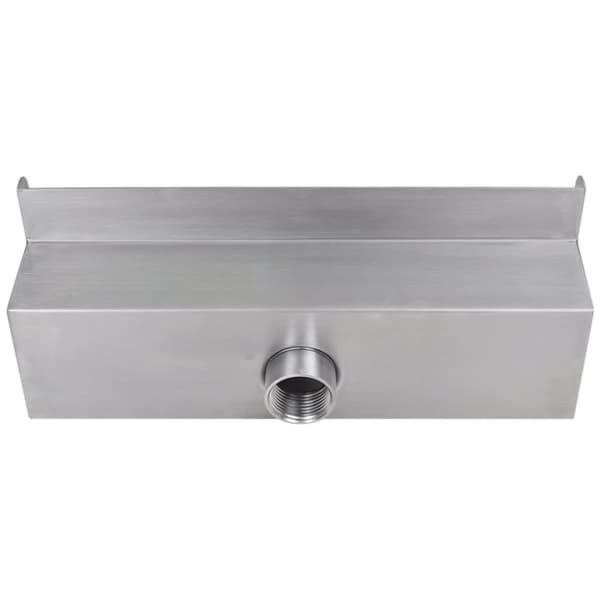 Suorakaide Uima-altaan Suihkulähde LED:llä Ruostumaton Teräs 30 cm -  Suihkulähteet & vesiputoukset