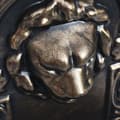 Miniatyrbillede 6 af 10: Fontæner - Living vægfontæne løvehoved bronzefarvet