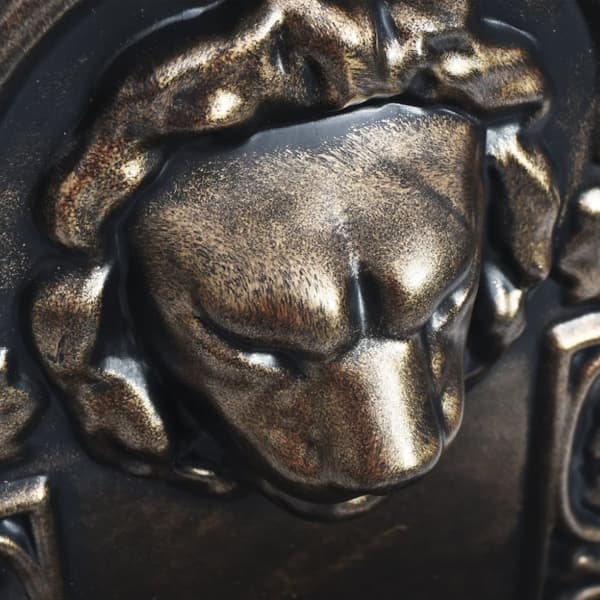 Fontæner - Living vægfontæne løvehoved bronzefarvet