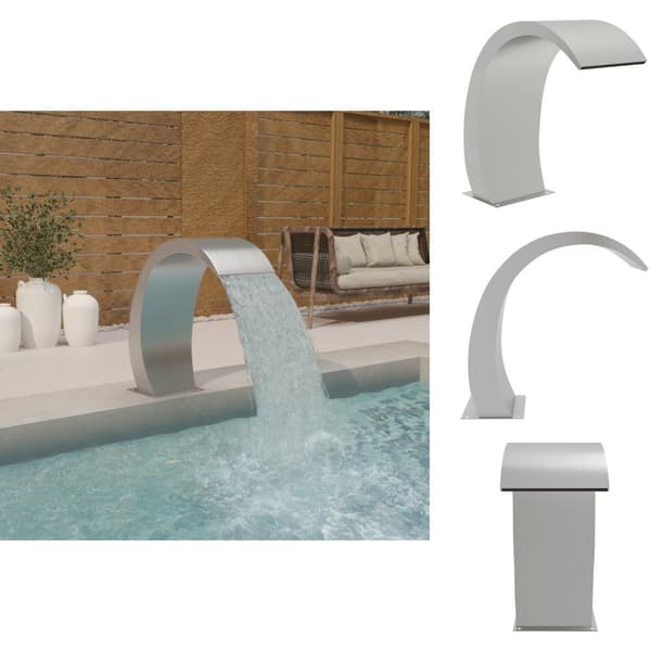 Fontæner - Living poolfontæne 22x60x70 cm rustfrit stål 304