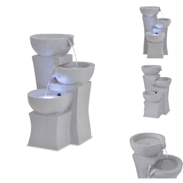 Fontäner - Living Inomhusfontän med LED polyresin