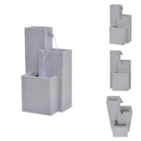Fontäner - Living Inomhusfontän med LED polyresin