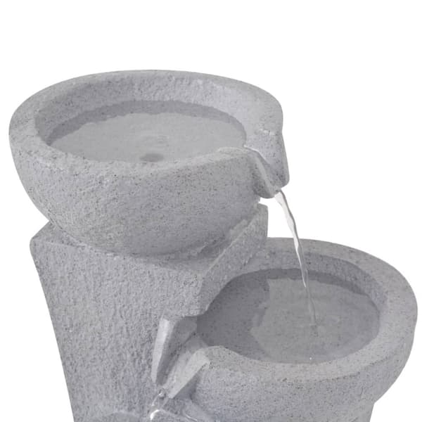 Indendørs fontæne med LED-lys polyresin - Indendørs Fontæne - Indendørs Fontæner - Home & Living