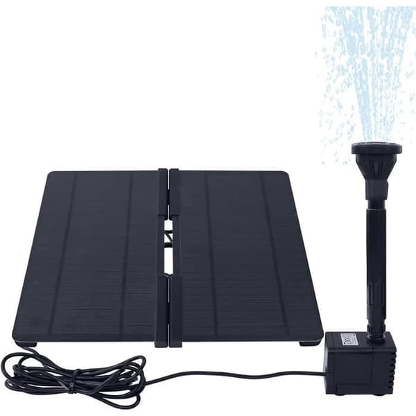 Solbrunn - LZQ - 12V-12Ah - Solpanel 20W - Justerbart Stöd - Lång Livslängd