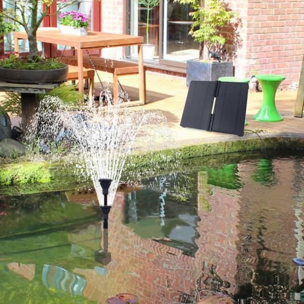 Solarspruta - XMTECH - 20W - Fällbar Pump - För Damm och Pool - Ekologisk