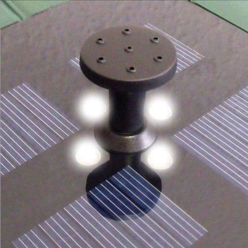 Mauk Disc Solar Fountain Pump Black - 1482