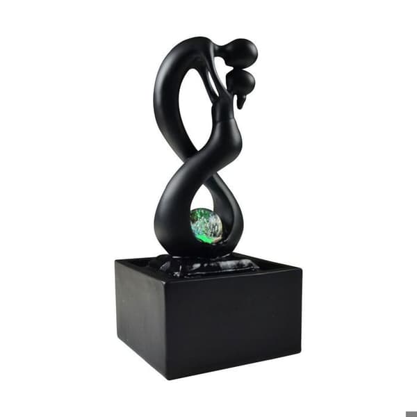 Inomhus fontändesign LED-belysning Amor Black