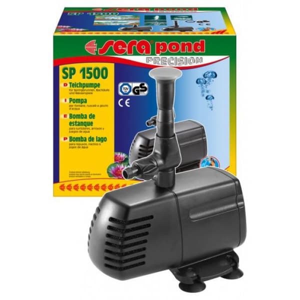 Fontänpump - Sera - Pond SP 1500 - Svart - Elektrisk - 1 st