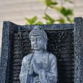 Miniatyrbild 3 av 6: 'ZEN'LIGHT Inomhuskälla Nirvana - Buddha Källa - Feng Shui Dekoration - LED Belysning - SCFRB1 - Grå