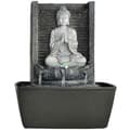 Miniatyrbild 1 av 6: 'ZEN'LIGHT Inomhuskälla Nirvana - Buddha Källa - Feng Shui Dekoration - LED Belysning - SCFRB1 - Grå