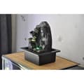 Miniatyrbild 2 av 4: Zen'Light Buddha Spirituality inomhusfontän - LED-belysning - SCFRBL2 - Brun