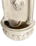 Miniatyrbilde 8 av 9: Vannfontene Lys beige Harpiks LED-belysning Klassisk design Hage Fontene