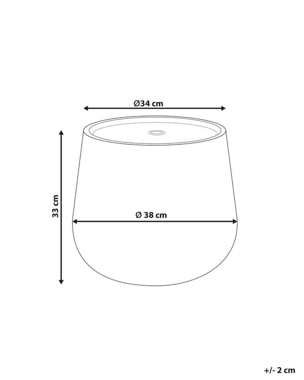 Vannfontene Grå Harpiks Rund form LED-lys Minimalistisk design Hage Fontene
