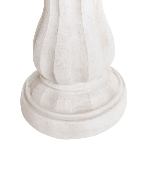 Vannfontene Lys beige Harpiks Klassisk stil Rund form Hage Fontene Dekorasjon