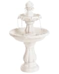 Miniatyrbilde 1 av 9: Vannfontene Lys beige Harpiks Klassisk stil Rund form Hage Fontene Dekorasjon