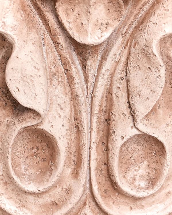 Vannfontene Beige Harpiks LED-belysning Klassisk design Hage Fontene Dekor