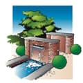 Miniatyrbild 2 av 2: Ubbink Niagara vattenfall 30 cm rostfritt stål