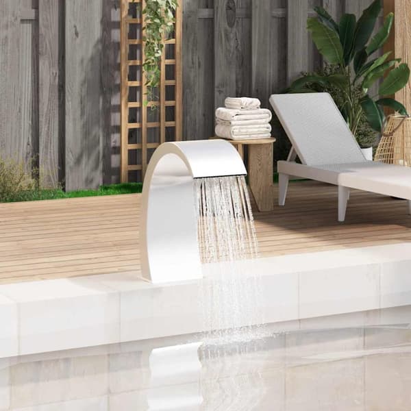 Poolfontän 22x60x70 cm rostfritt stål 304