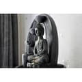 Miniatyrbild 4 av 5: Harmony inomhusfontän - Zen'Light - Buddha - Feng Shui dekoration - LED-belysning - Brun