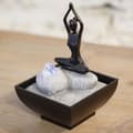 Miniatyrbild 2 av 4: Yoga 2 inomhus LED-fontän - Svart - ZEN LIGHT - Originalitet - Modern stil - Reducerat flödespump
