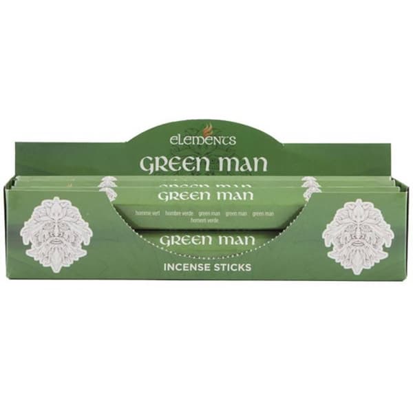 Elements Green Man Incense Sticks (Box Of 6 Packs)