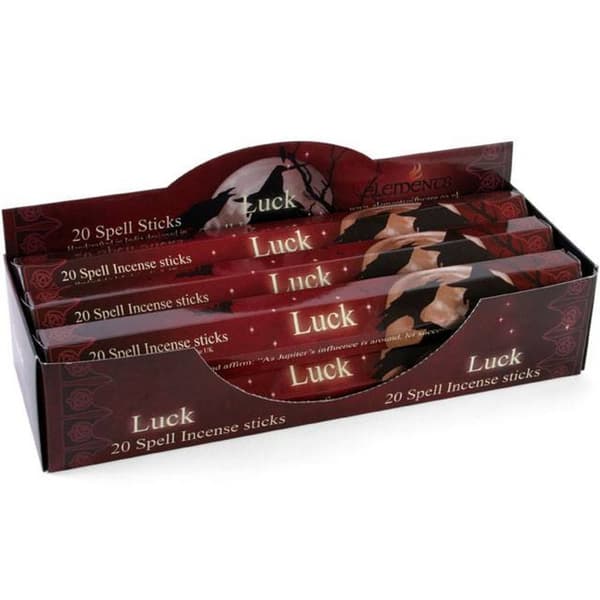 Elements Luck Spell Incense Sticks (Box Of 6 Packs)