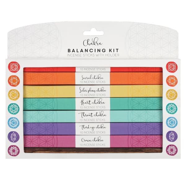 Something Different Chakra Incense Balancing Kit (Pack Of 7) Rainbow One Size