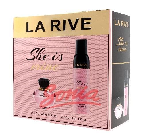 La Rive for Woman She Is Mine Gift Set (90ml EDP + deo spray 150ml)