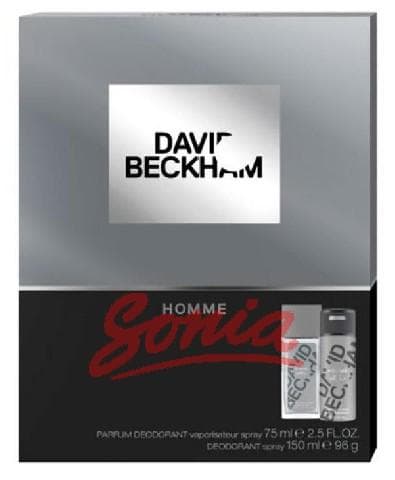 David Beckham Homme Gavesæt (150 ml deo spray + 75ml deo naturlig spray)