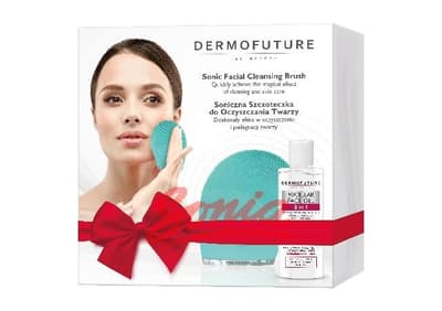 Dermofuture Teknologi Gave sæt (pensel sonic grøn 3in1 Gel + 150 ml)