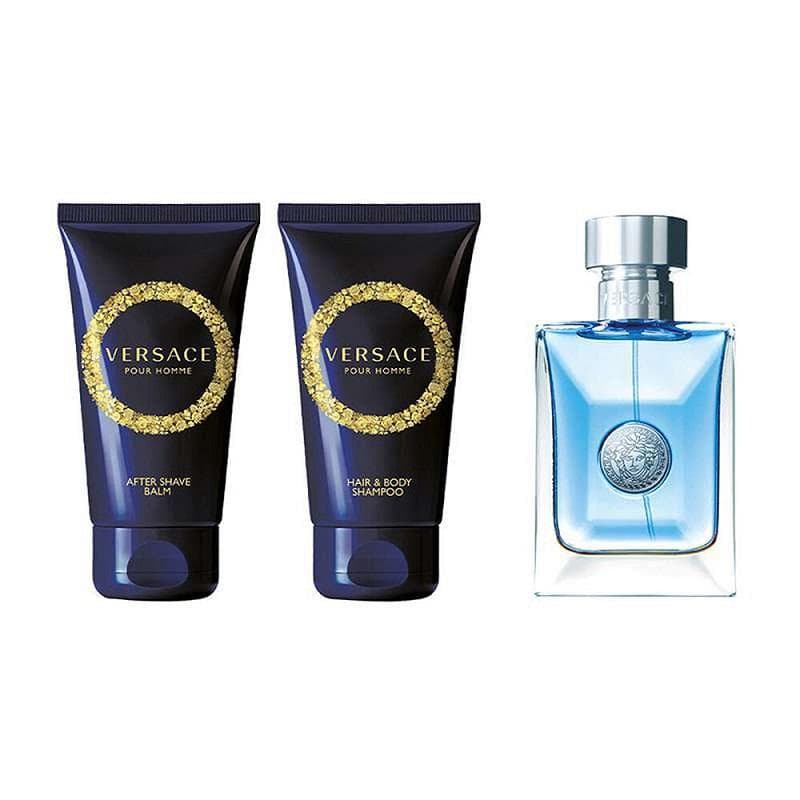 Giftset Versace Pour Homme Edt 50 ml + Aftershave Balm 50 ml + Body