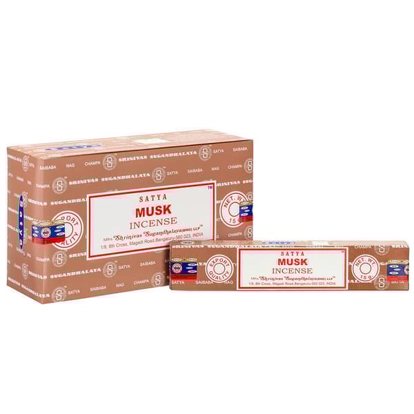 Satya Musk Incense Sticks (Pack of 120)