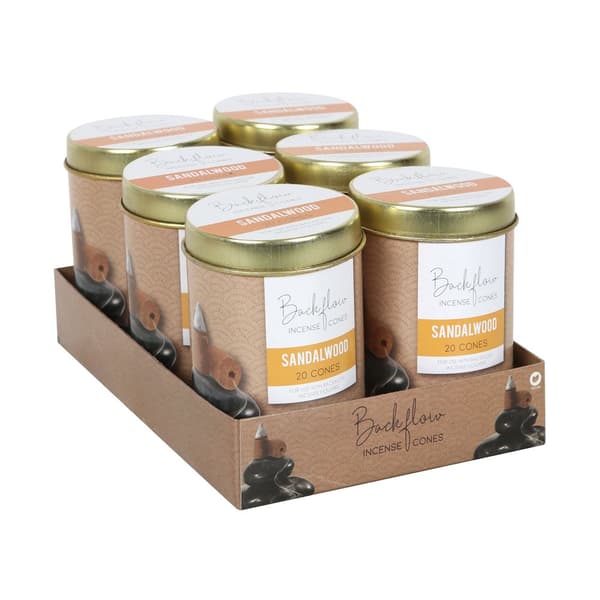 Something Different Elements Frankincense Jumbo Backflow Incense Cones (Pack of 120) Brown/Gold One Size