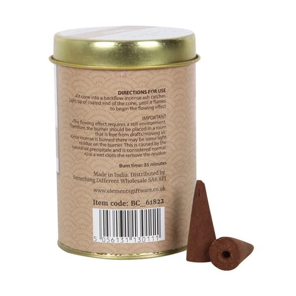 Something Different Elements Vanilla Jumbo Backflow Incense Cones (Pack of 120)