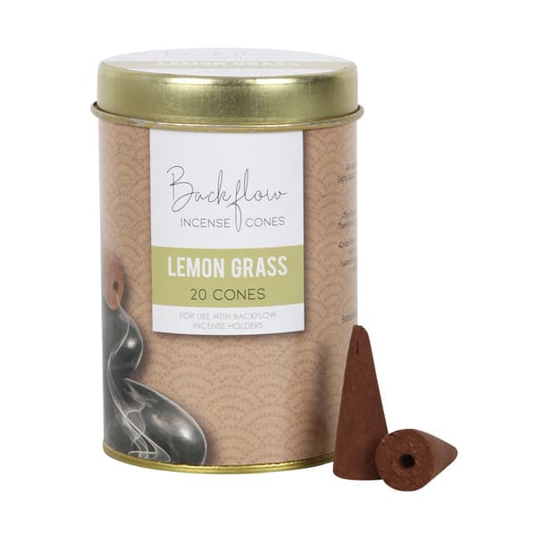 Something Different Elements Lemongrass Jumbo Backflow Incense Cones (Pack of 120)