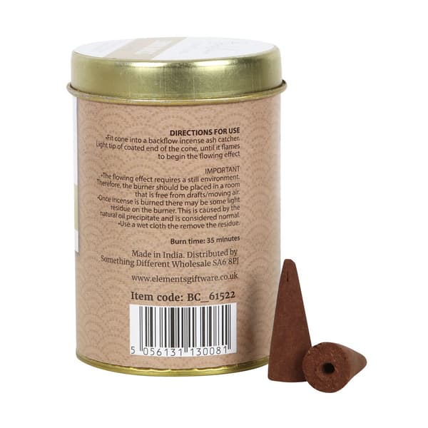Something Different Elements Lemongrass Jumbo Backflow Incense Cones (Pack of 120)