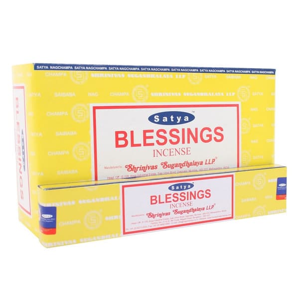 Satya Blessings Incense Sticks (Pack of 120) Yellow/Blue One Size