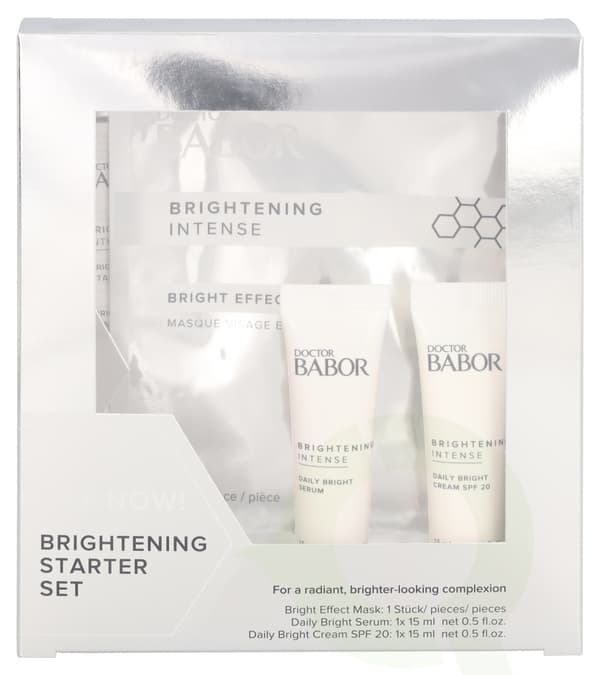 Babor Brightening Intense Try Me Set 30 ml Cream SPF20 15ml/Serum 15ml/Effect Mask